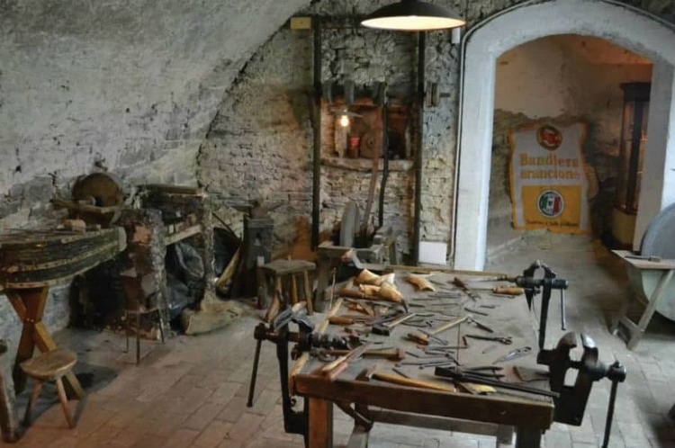 The museum of cutting tools in Frosolone