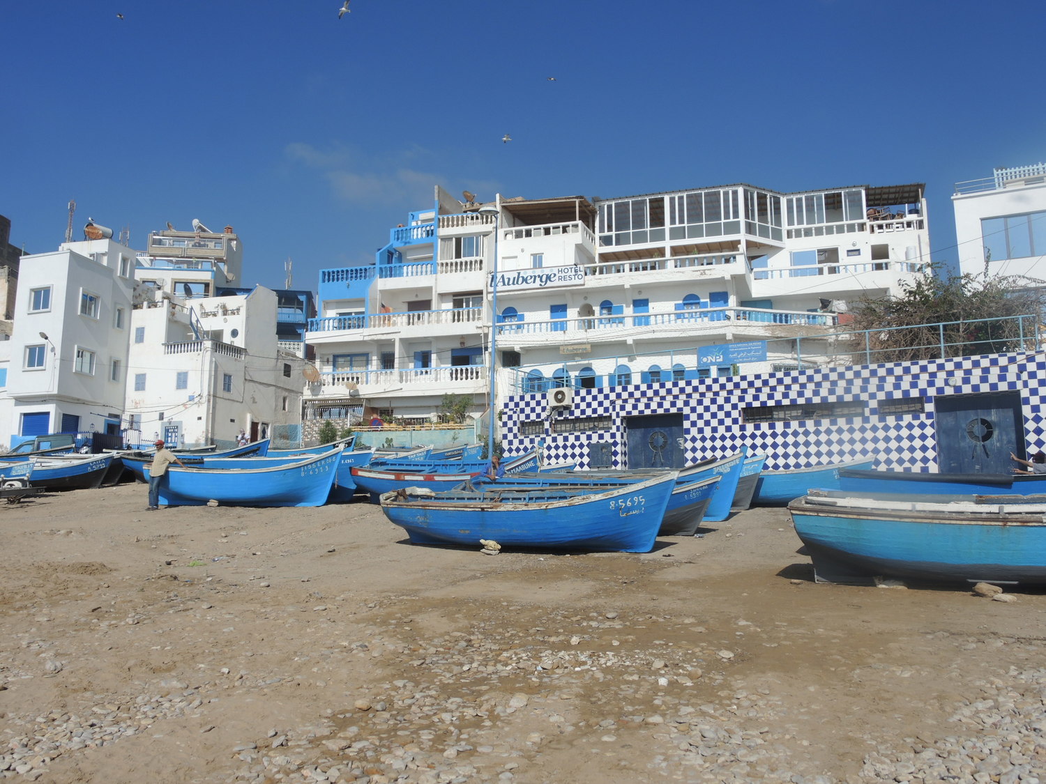 Boats in Taghazout