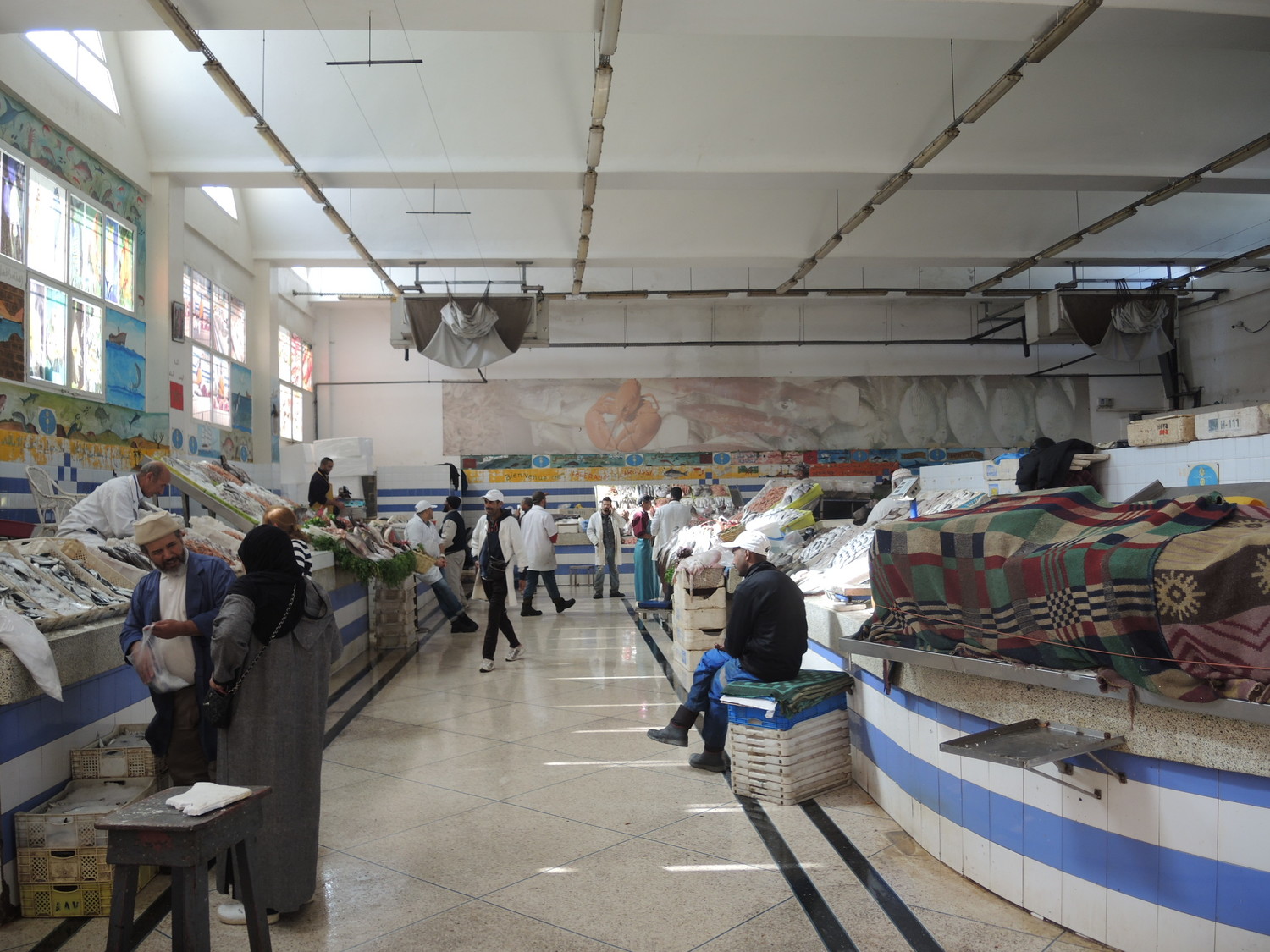 El Massira fish market
