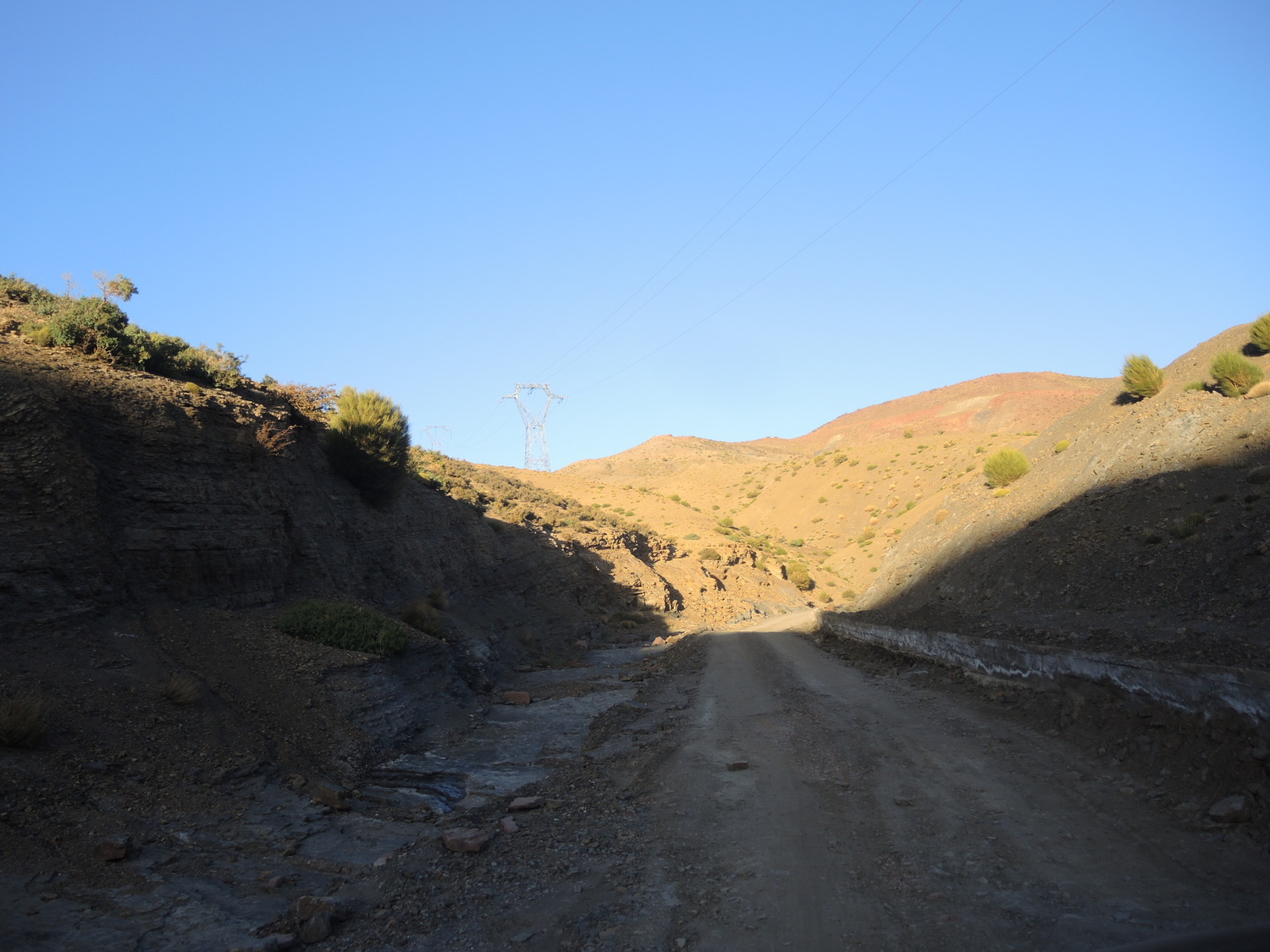 Road through the Atlas Mountains