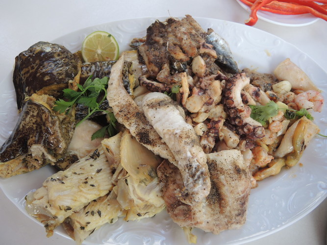 A fish plate in Agadir