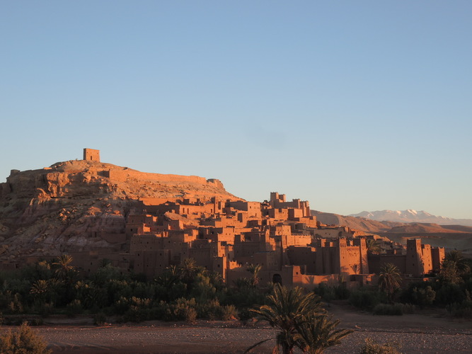 Ait Benhadou at sunrise