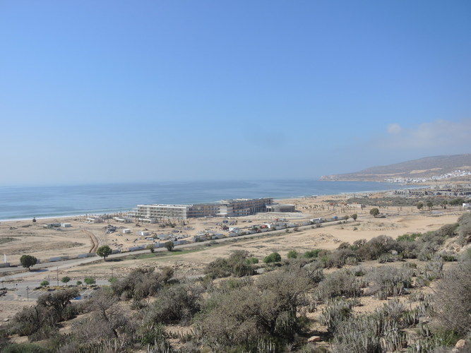 Construction sites in Taghazout