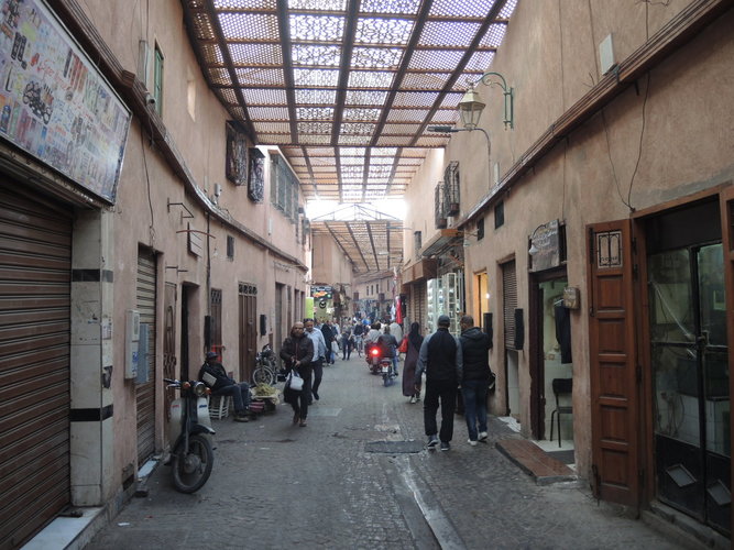 Der Dabachi street in Marrakech
