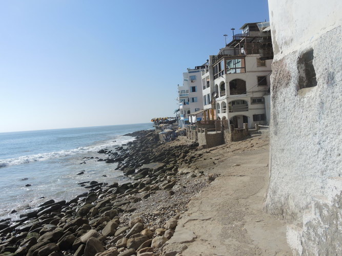 Restaurants on the coast of Taghazout