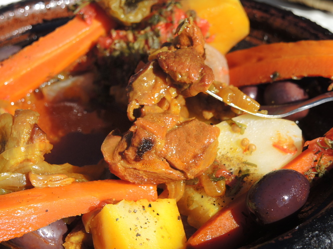 Lamb tagine in Atlas Mountains
