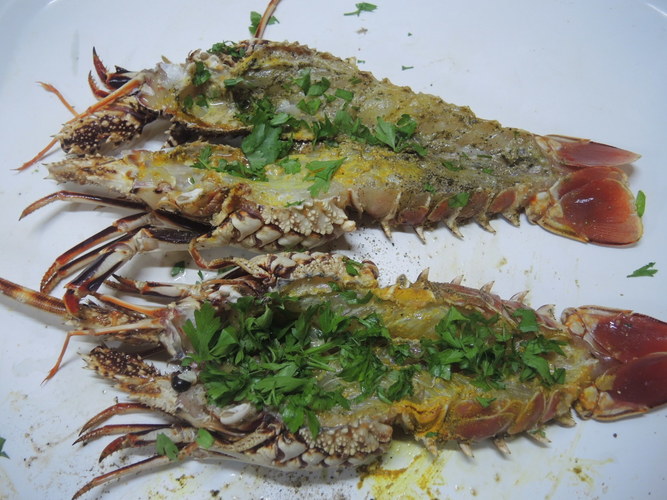 Langouste in the making