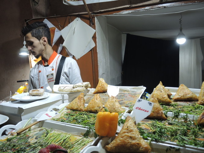 Moroccan pastries with chicken and cheese Briwat