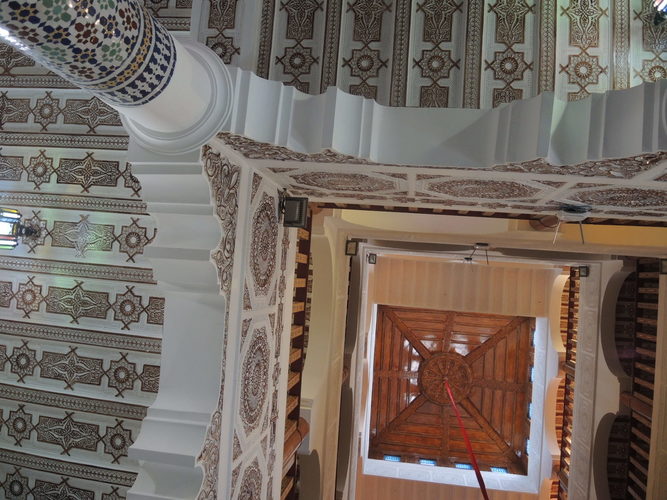 Inside of a riad in Essaouira