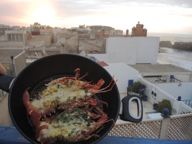 Langouste with a view