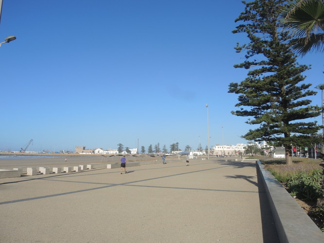 Promenade of Essaouira at day time