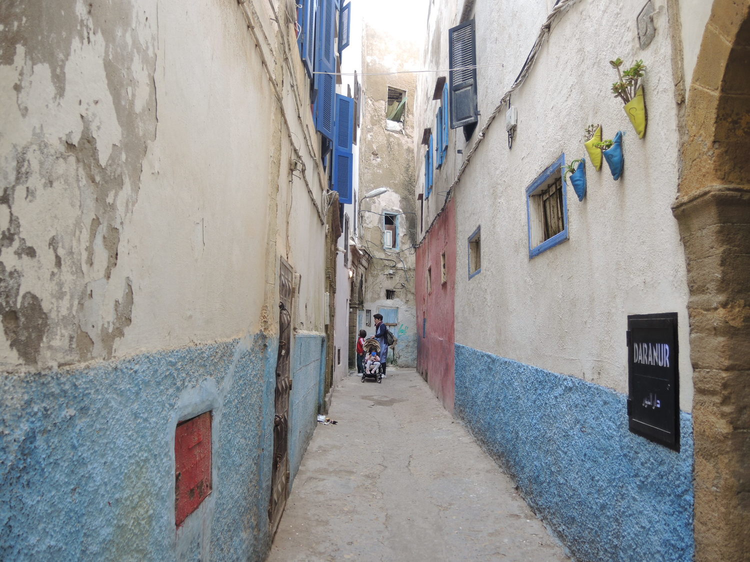 Street of the medina in Essaouira