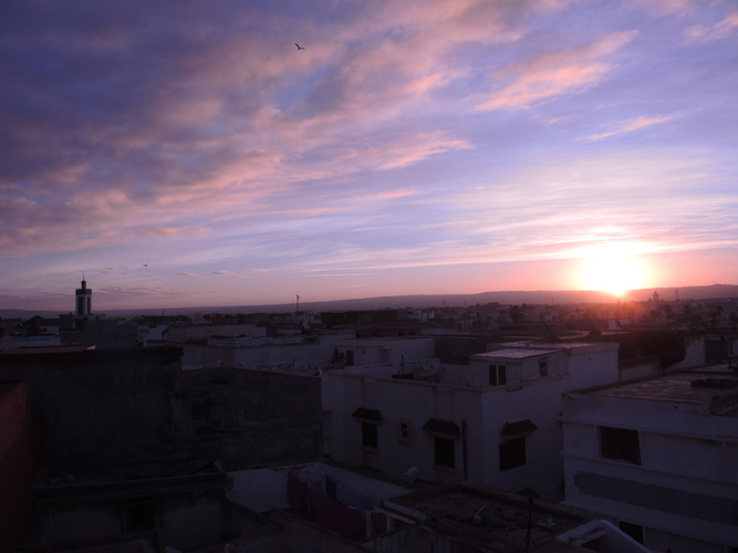Sunrise above Essaouira