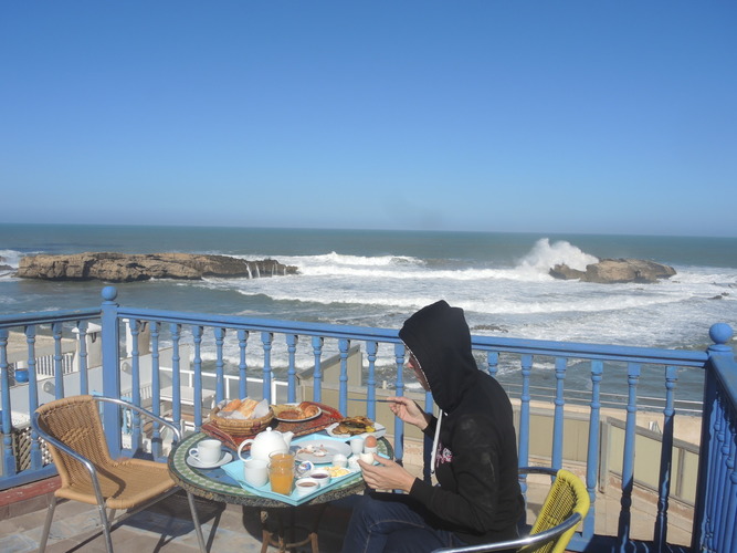 Terrace of Riad La Rose des Vents