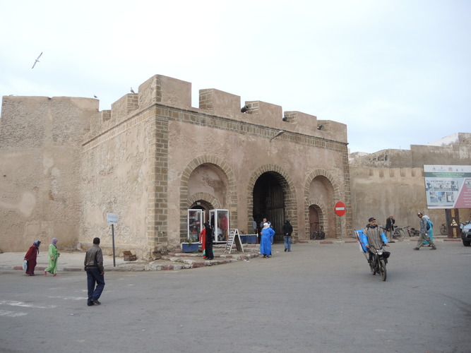 Bab Doukkala gates to the medina in Essaouira