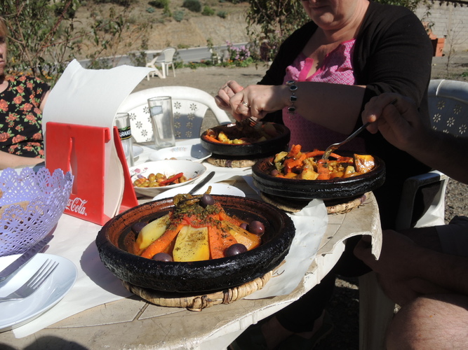 Lamb tagine in the Atlas Mountains