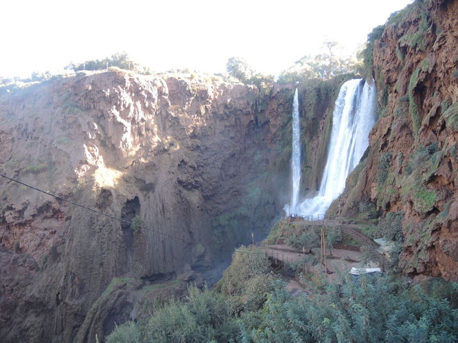 Ouzoud waterfall in Morocco