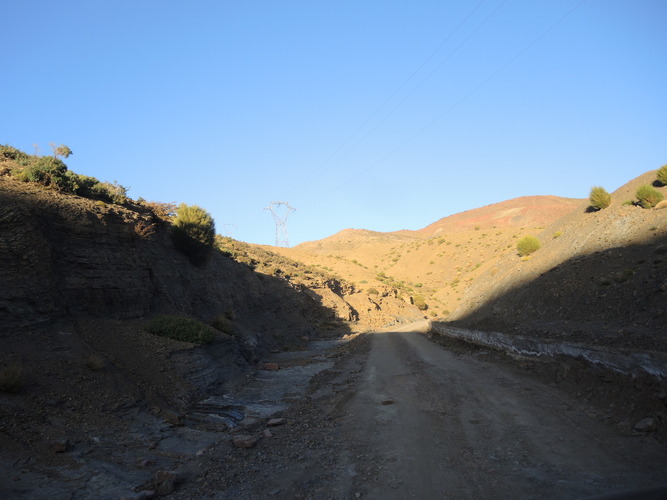 Roads in the Atlas Mountains