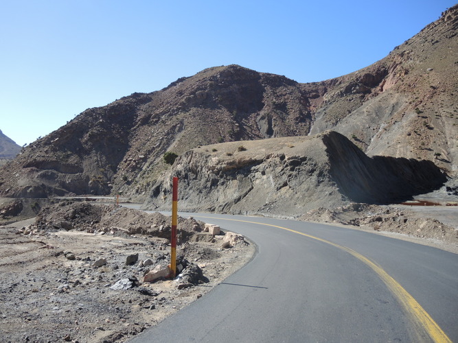 Road N9 through the Atlas Mountains