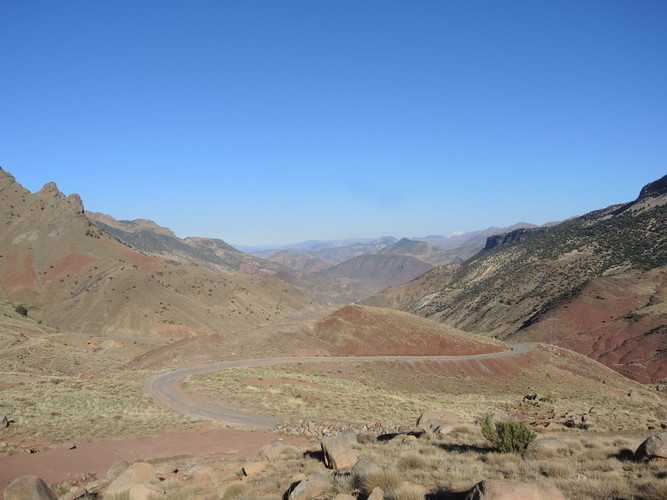 Alpine meadows in the Atlas Mountains