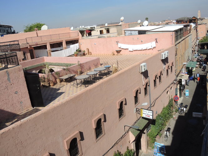 View from the rooftops of Marrakech