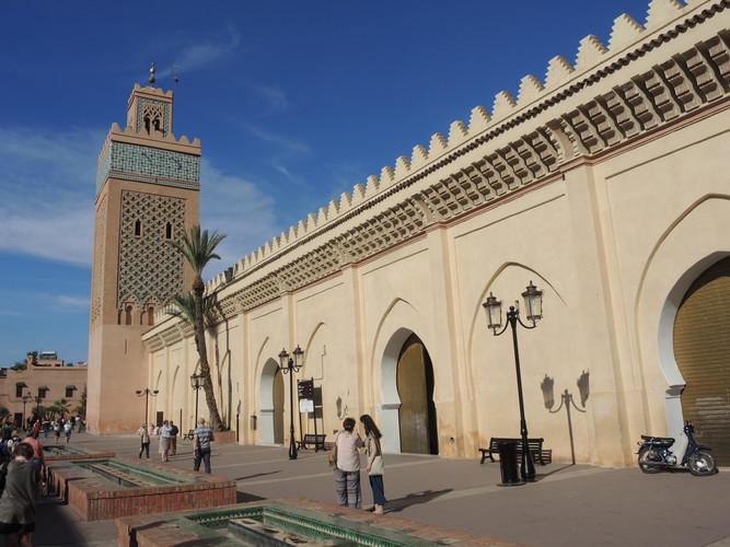 Saadian mausoleum in Marrakech