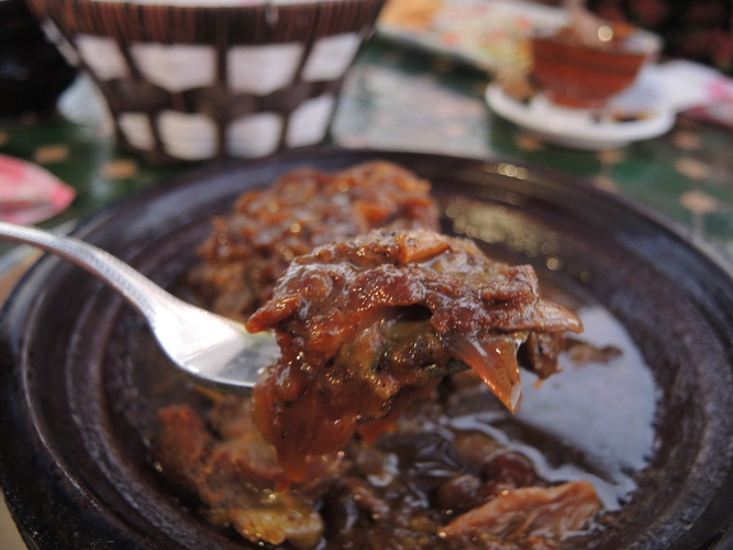 Goat tagine in Marrakech