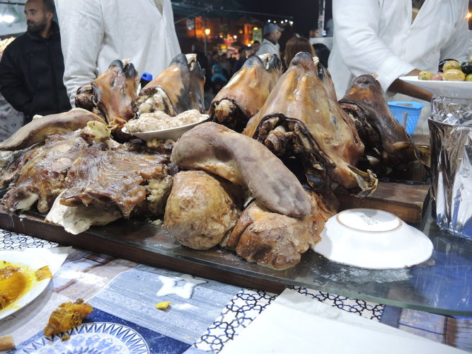 Jamma el Fna market at night