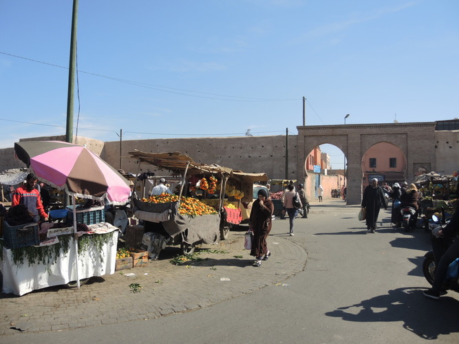 Street market in Marrakech