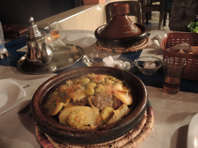 Chicken tagine in Marrakech