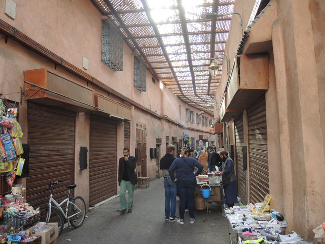 Derb Debachi street in Marrakech