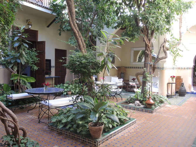 Grrenery in Marrakech