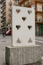 seven _hearts a monument in cosenza 