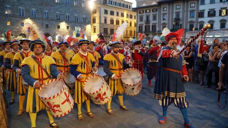 The_feast_of_Saint_Anne festival in Florence