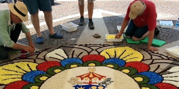 The_star_of_Ranzi festival in Genoa