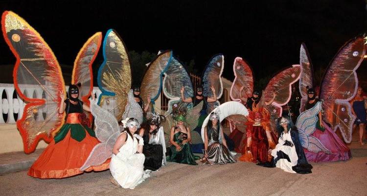 The summer carnival in San Lucido