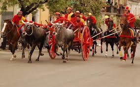 The carrese festival in Molise