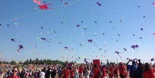 The kite festival in Marche
