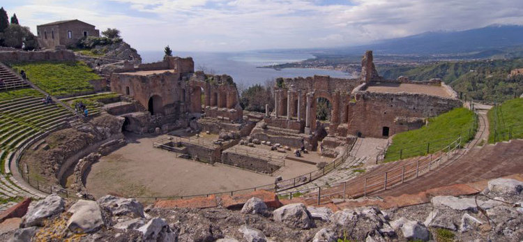 The greek theater in Taormina