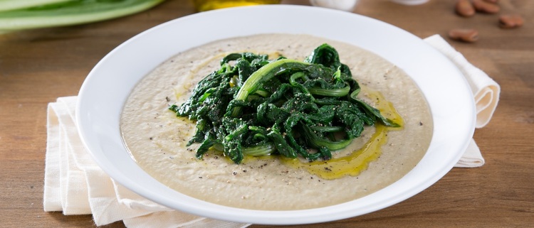 Chicory and broad beans in Basilicata