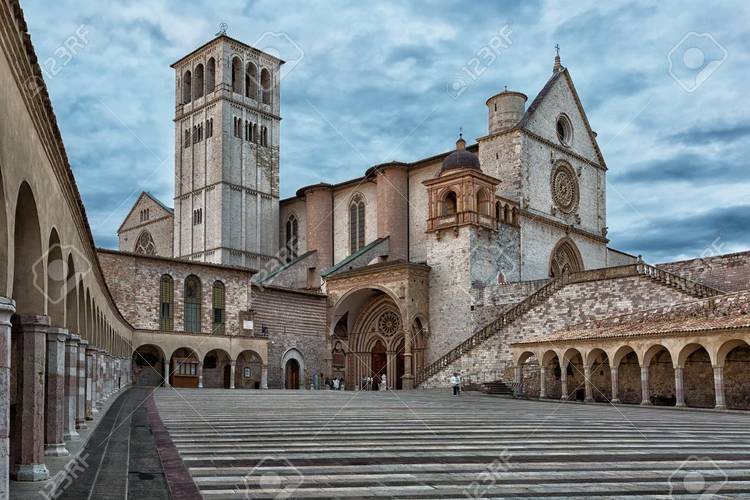 The basilica of St. Francis of Assisi
