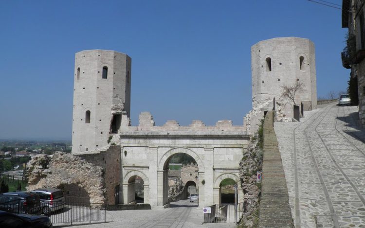 The Properzio towers and Venus gate