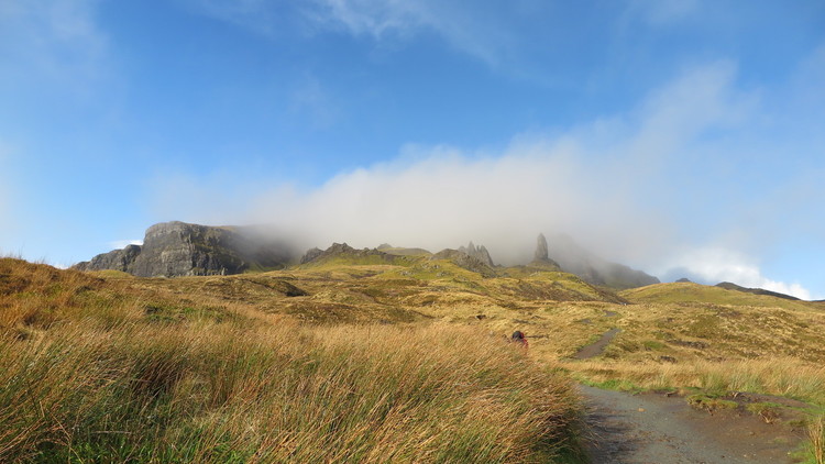 Scotland by car. Old man of Storr
