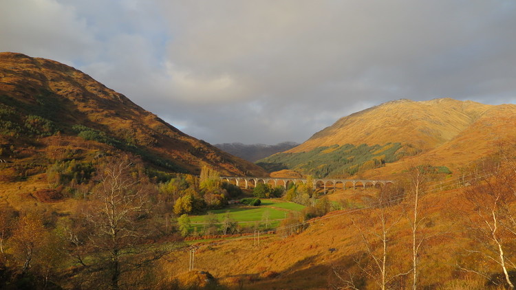 Scotland by car. Glenfinnan Viaduct