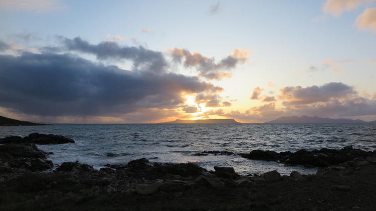 Scotland by car. Road to Mallaig