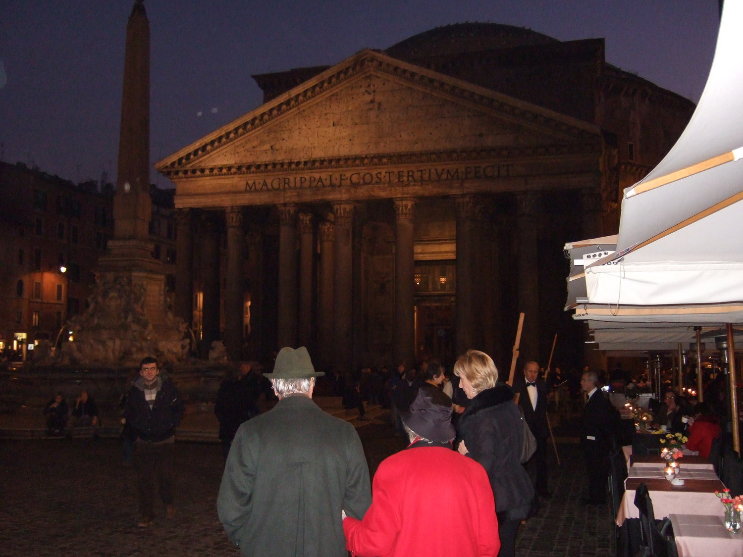 Rome at night. Pantheon