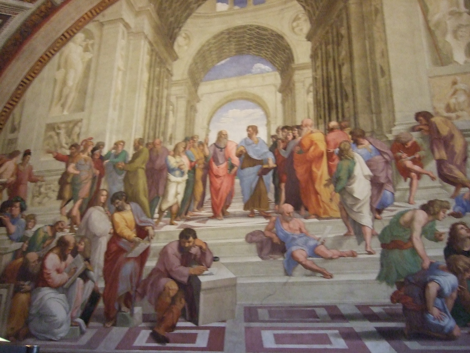 Museums in Rome. The Vatican City Museum: The School of Athens by Raphael