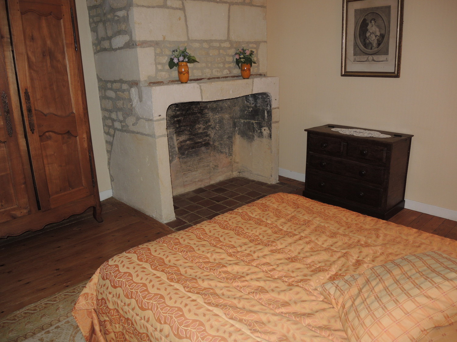 Places to stay in Normandy. Room at Manoir du Lieu Rocher