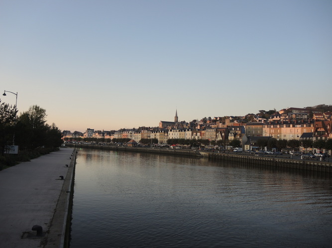Seaside cities in Normandy. Trouville and Deauville