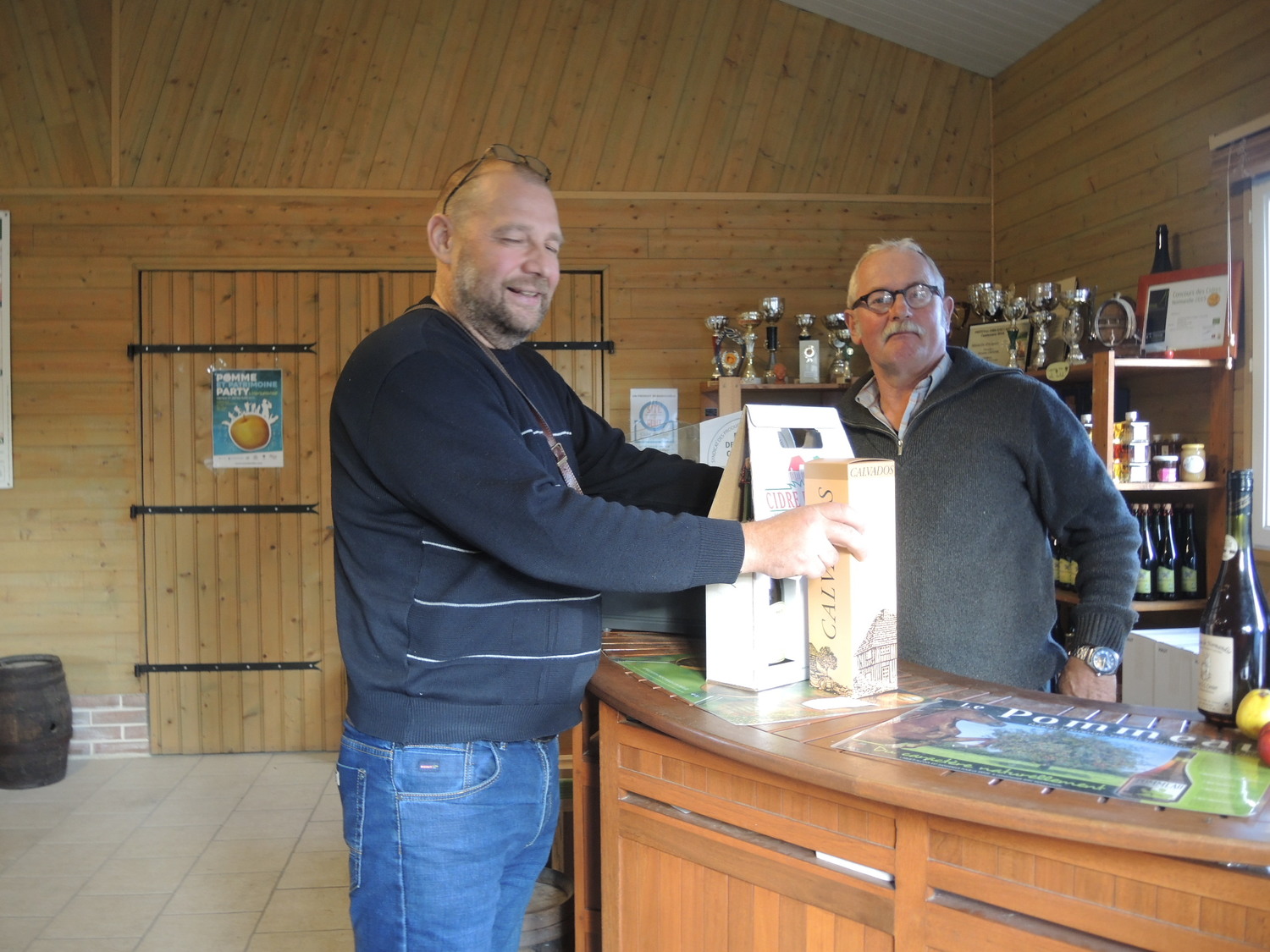 The best distilleries in Normandy. Ginette et Jean-Luc Cenier